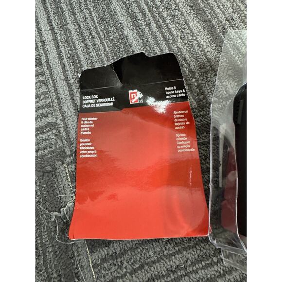 Master Lock Portable Key Lock Box – Push Button Combination Key Safe - Picture 3 of 5